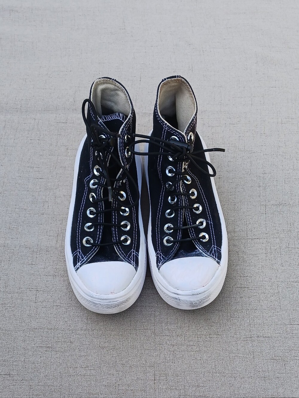 Converse Black and White Women's High-Top Sneakers